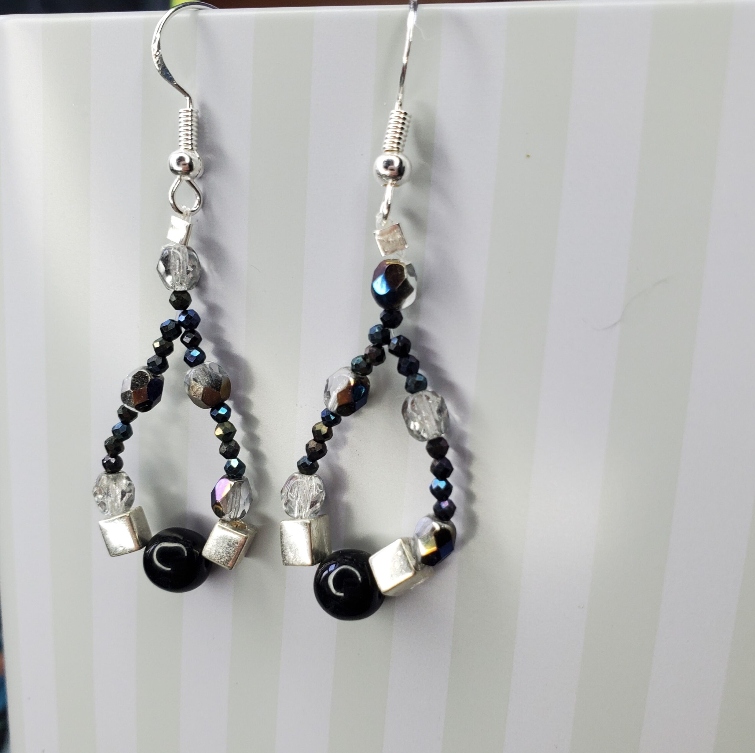 Monochrome Mystic Spinel Earrings