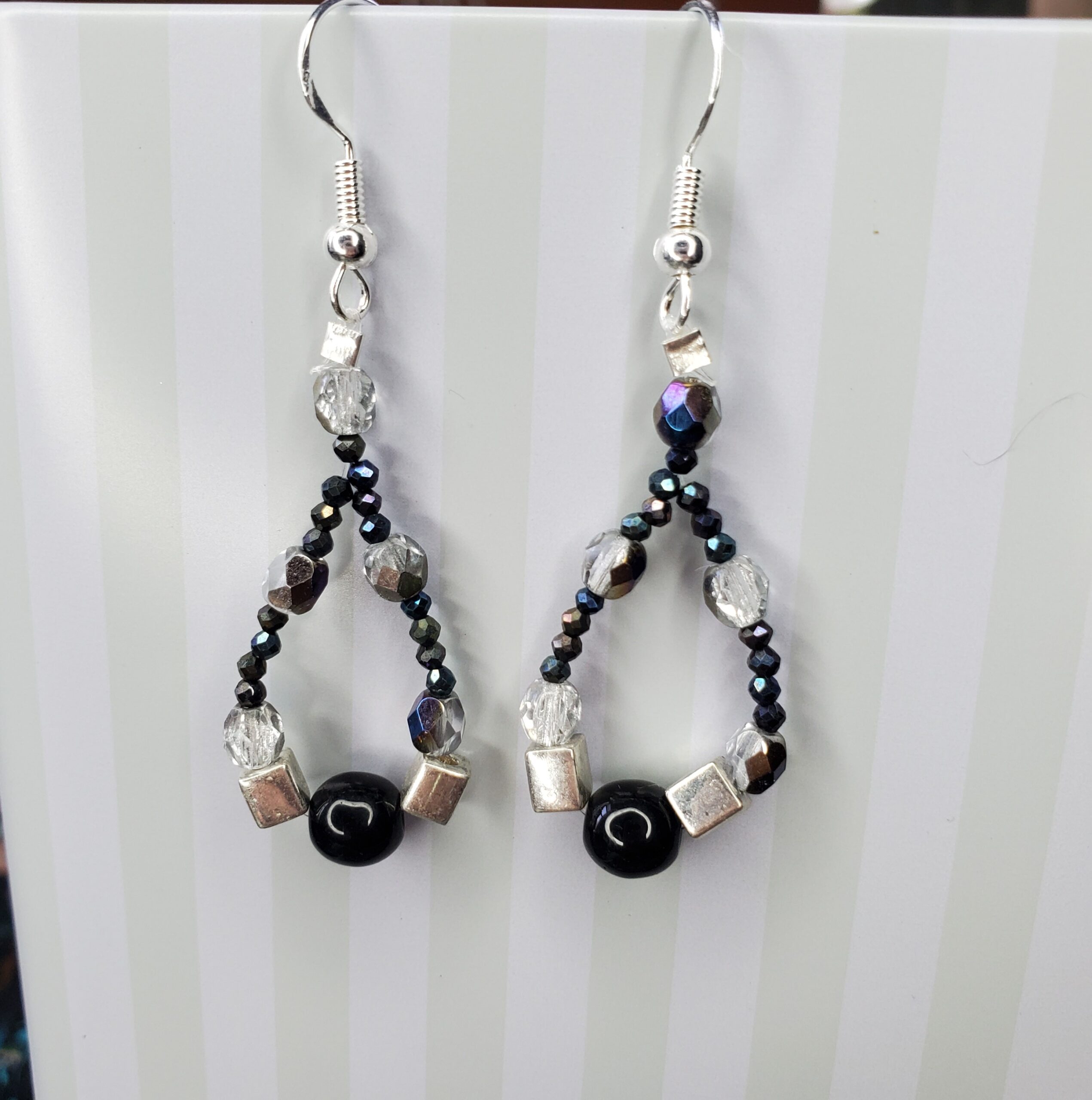 Monochrome Mystic Spinel Earrings